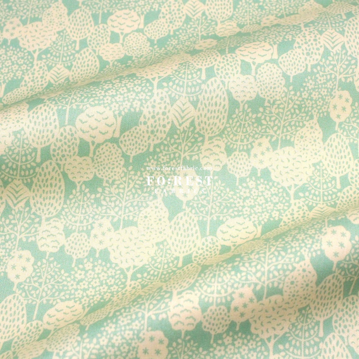 Quilting Liberty - Woodland Silhouette fabric A - FO:REST Fabric 布恩堂Liberty fabrictana lawnjapanese fabricykk zipper