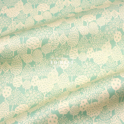 Quilting Liberty - Woodland Silhouette fabric A - FO:REST Fabric 布恩堂Liberty fabrictana lawnjapanese fabricykk zipper