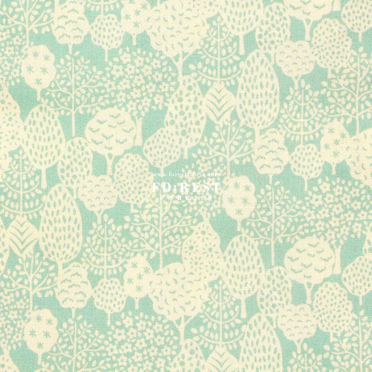 Quilting Liberty - Woodland Silhouette fabric A - FO:REST Fabric 布恩堂Liberty fabrictana lawnjapanese fabricykk zipper