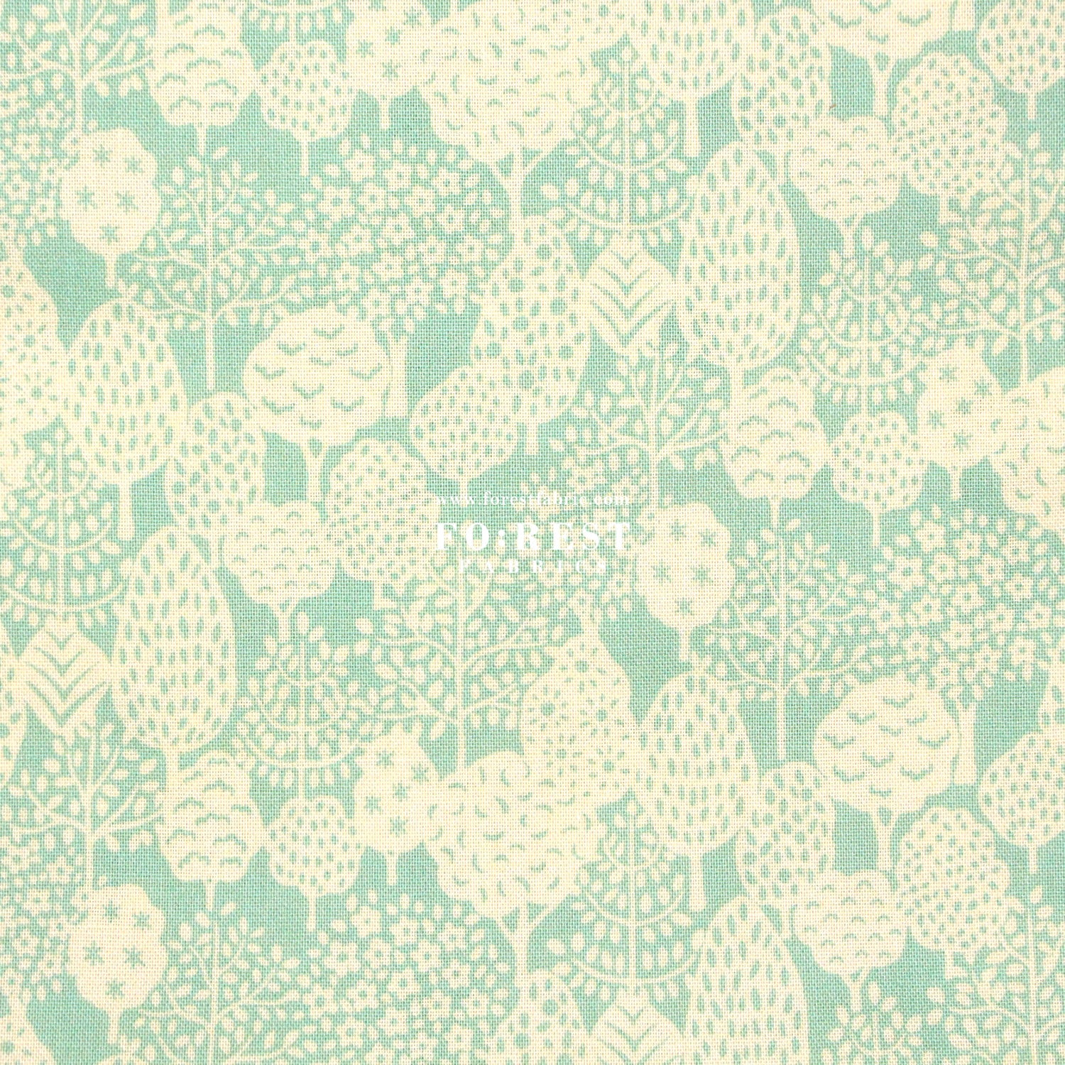 Quilting Liberty - Woodland Silhouette fabric A - FO:REST Fabric 布恩堂Liberty fabrictana lawnjapanese fabricykk zipper