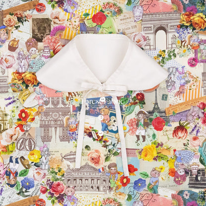 Satin Super Cotton - City of Flower fabric - FO:REST Fabric 布恩堂Liberty fabrictana lawnjapanese fabricykk zipper