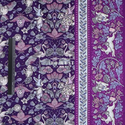 Satin Super Cotton - JoliFleur Poisonberry Thief fabric - FO:REST Fabric 布恩堂Liberty fabrictana lawnjapanese fabricykk zipper