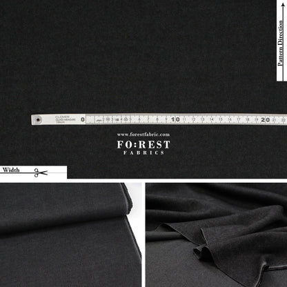 Seawool - Black - FO:REST Fabric 布恩堂Liberty fabrictana lawnjapanese fabricykk zipper