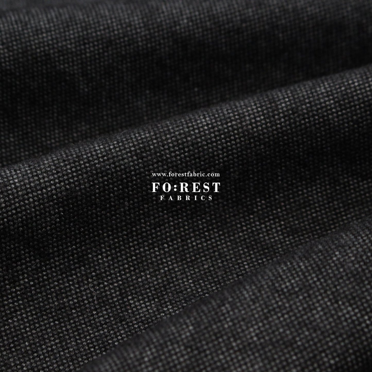 Seawool - Black - FO:REST Fabric 布恩堂Liberty fabrictana lawnjapanese fabricykk zipper