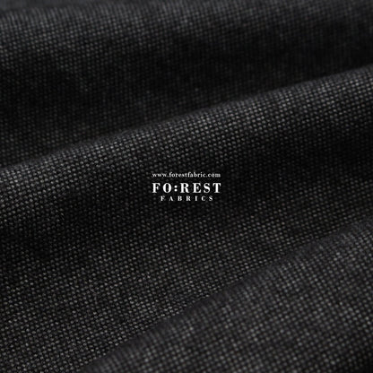 Seawool - Black - FO:REST Fabric 布恩堂Liberty fabrictana lawnjapanese fabricykk zipper