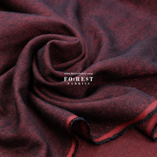 Seawool - Wine - FO:REST Fabric 布恩堂Liberty fabrictana lawnjapanese fabricykk zipper