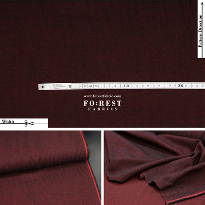Seawool - Wine - FO:REST Fabric 布恩堂Liberty fabrictana lawnjapanese fabricykk zipper