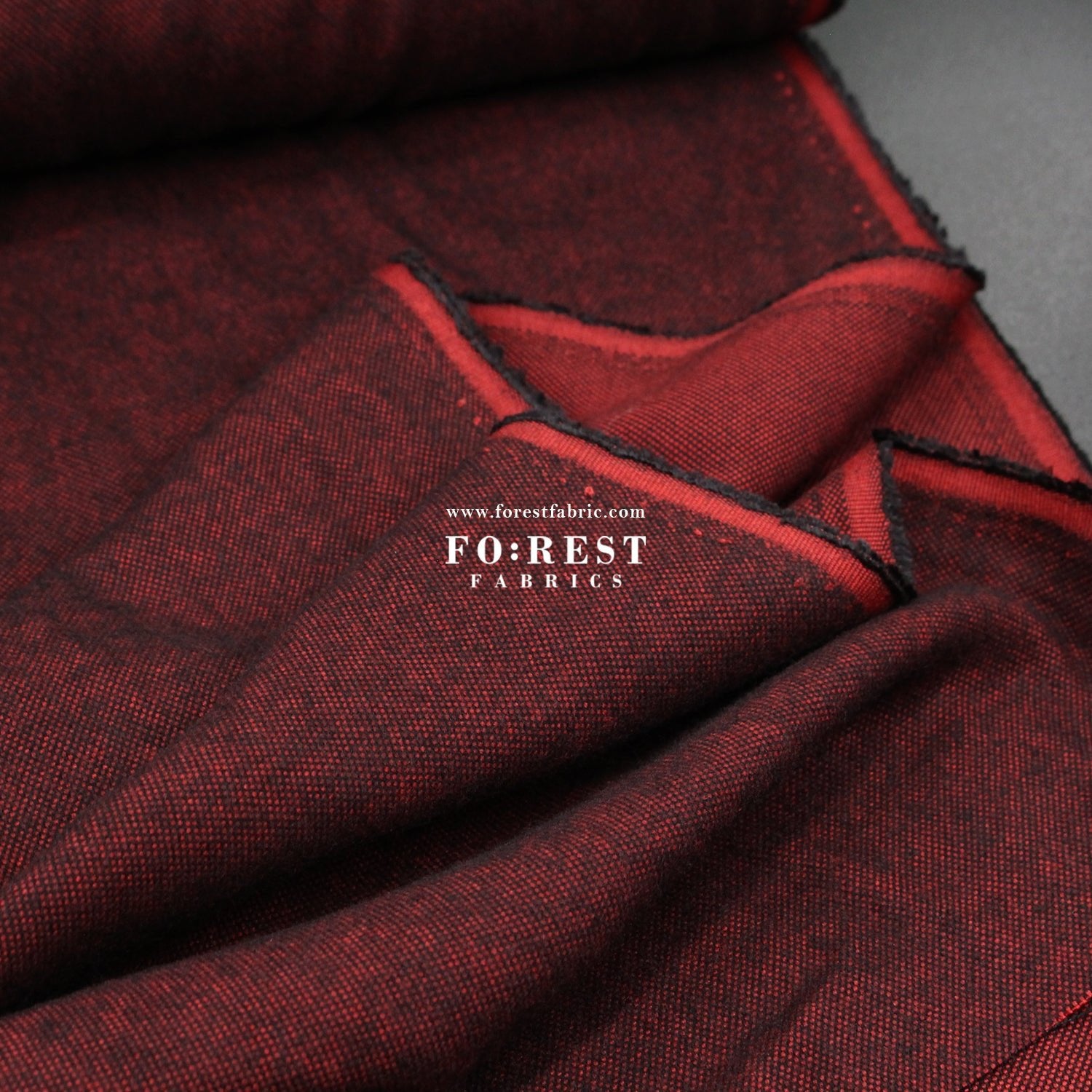 Seawool - Wine - FO:REST Fabric 布恩堂Liberty fabrictana lawnjapanese fabricykk zipper