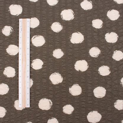 Seersucker cotton - Dot fabric - FO:REST Fabric 布恩堂Liberty fabrictana lawnjapanese fabricykk zipper