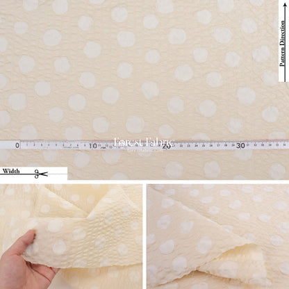 Seersucker cotton - Dot fabric - FO:REST Fabric 布恩堂Liberty fabrictana lawnjapanese fabricykk zipper