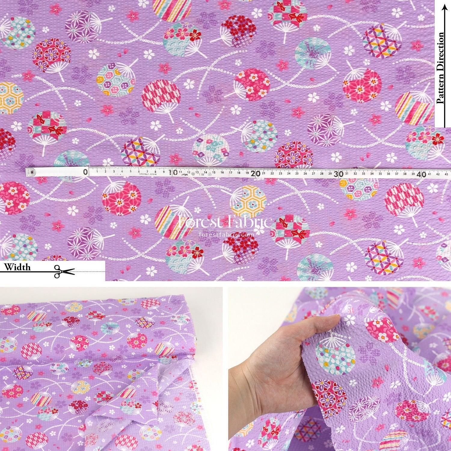 Seersucker cotton - Japanese Washi Style fabric 泡泡棉 - FO:REST Fabric 布恩堂Liberty fabrictana lawnjapanese fabricykk zipper