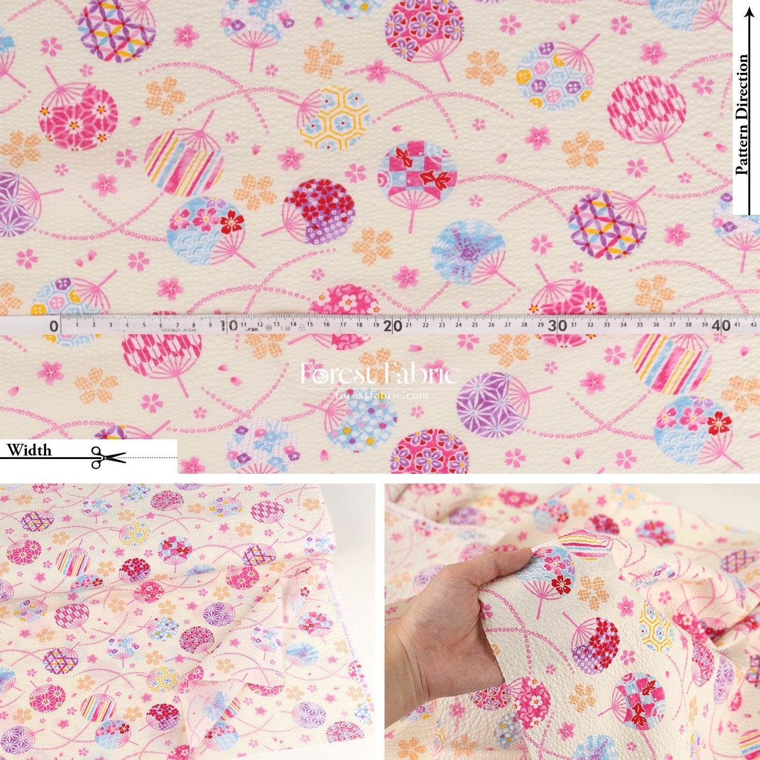 Seersucker cotton - Japanese Washi Style fabric 泡泡棉 - FO:REST Fabric 布恩堂Liberty fabrictana lawnjapanese fabricykk zipper