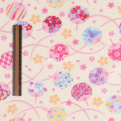 Seersucker cotton - Japanese Washi Style fabric 泡泡棉 - FO:REST Fabric 布恩堂Liberty fabrictana lawnjapanese fabricykk zipper