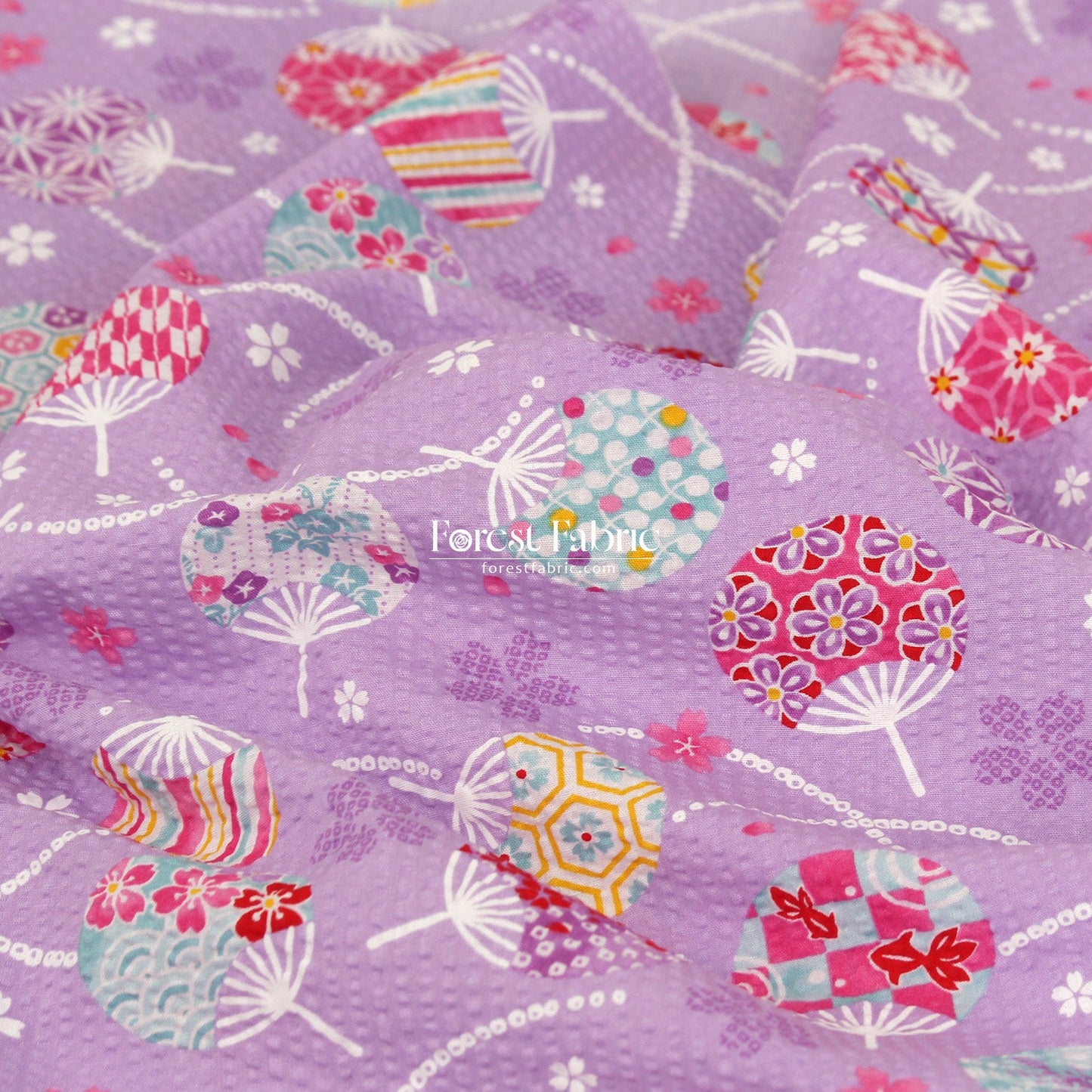 Seersucker cotton - Japanese Washi Style fabric 泡泡棉 - FO:REST Fabric 布恩堂Liberty fabrictana lawnjapanese fabricykk zipper