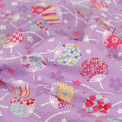 Seersucker cotton - Japanese Washi Style fabric 泡泡棉 - FO:REST Fabric 布恩堂Liberty fabrictana lawnjapanese fabricykk zipper