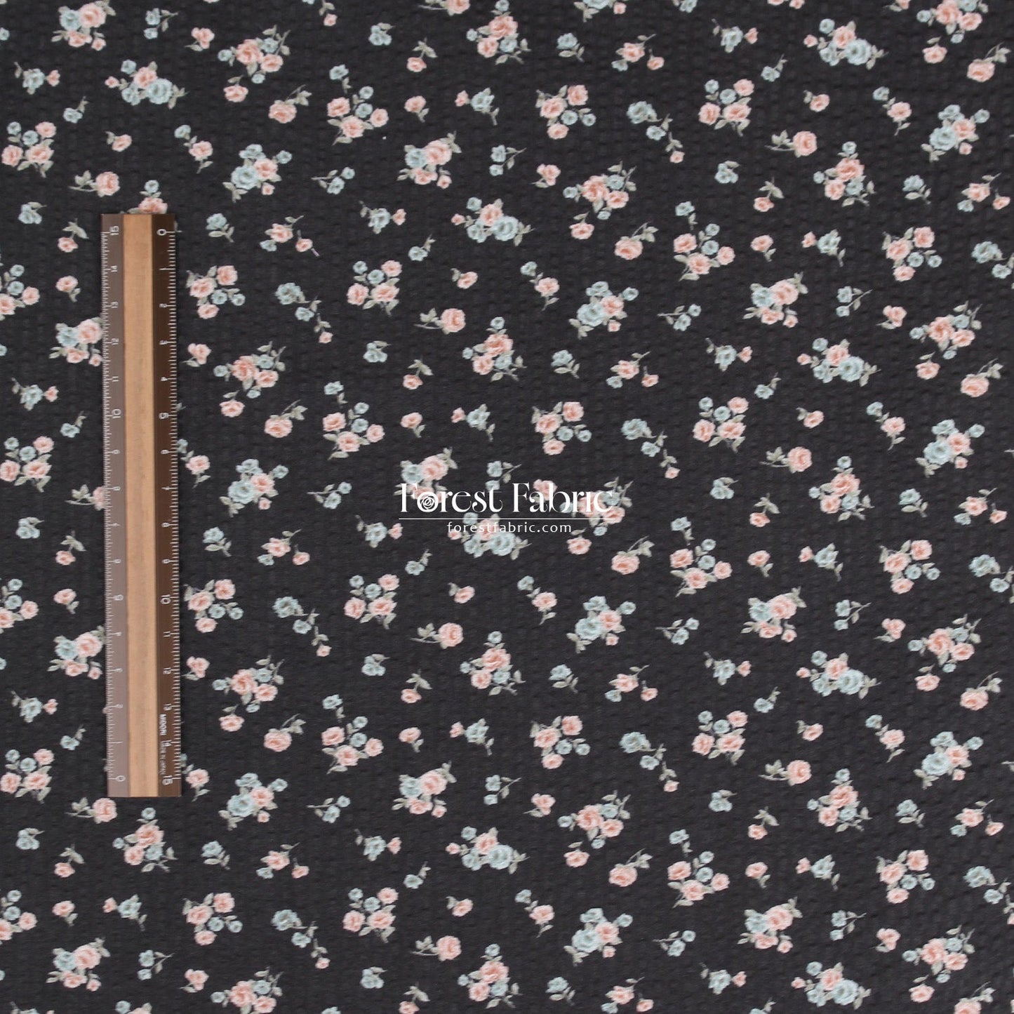 Seersucker cotton - Little Rose fabric 泡泡棉 - FO:REST Fabric 布恩堂Liberty fabrictana lawnjapanese fabricykk zipper