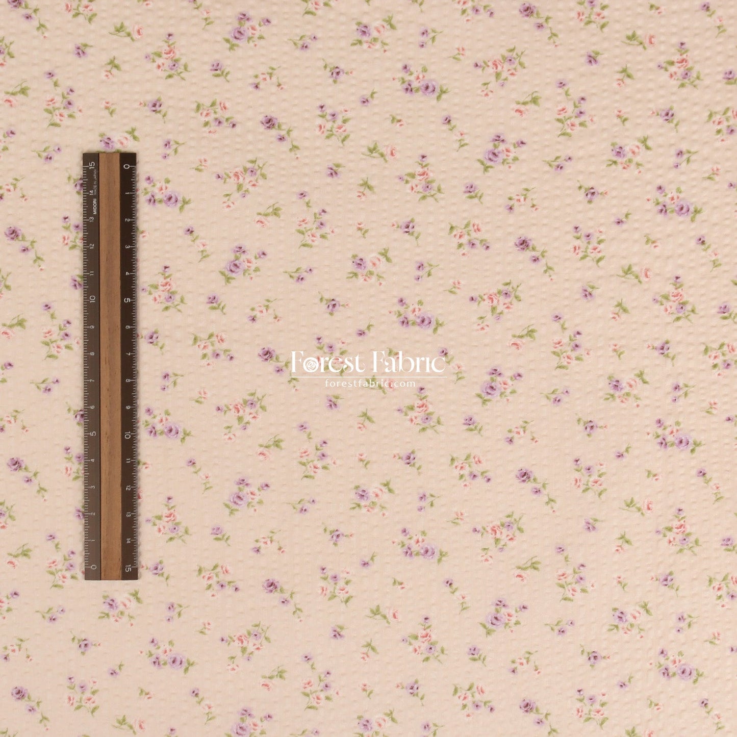 Seersucker cotton - Little Rose fabric 泡泡棉 - FO:REST Fabric 布恩堂Liberty fabrictana lawnjapanese fabricykk zipper