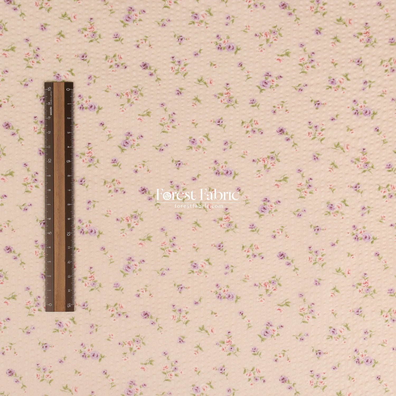 Seersucker cotton - Little Rose fabric 泡泡棉 - FO:REST Fabric 布恩堂Liberty fabrictana lawnjapanese fabricykk zipper
