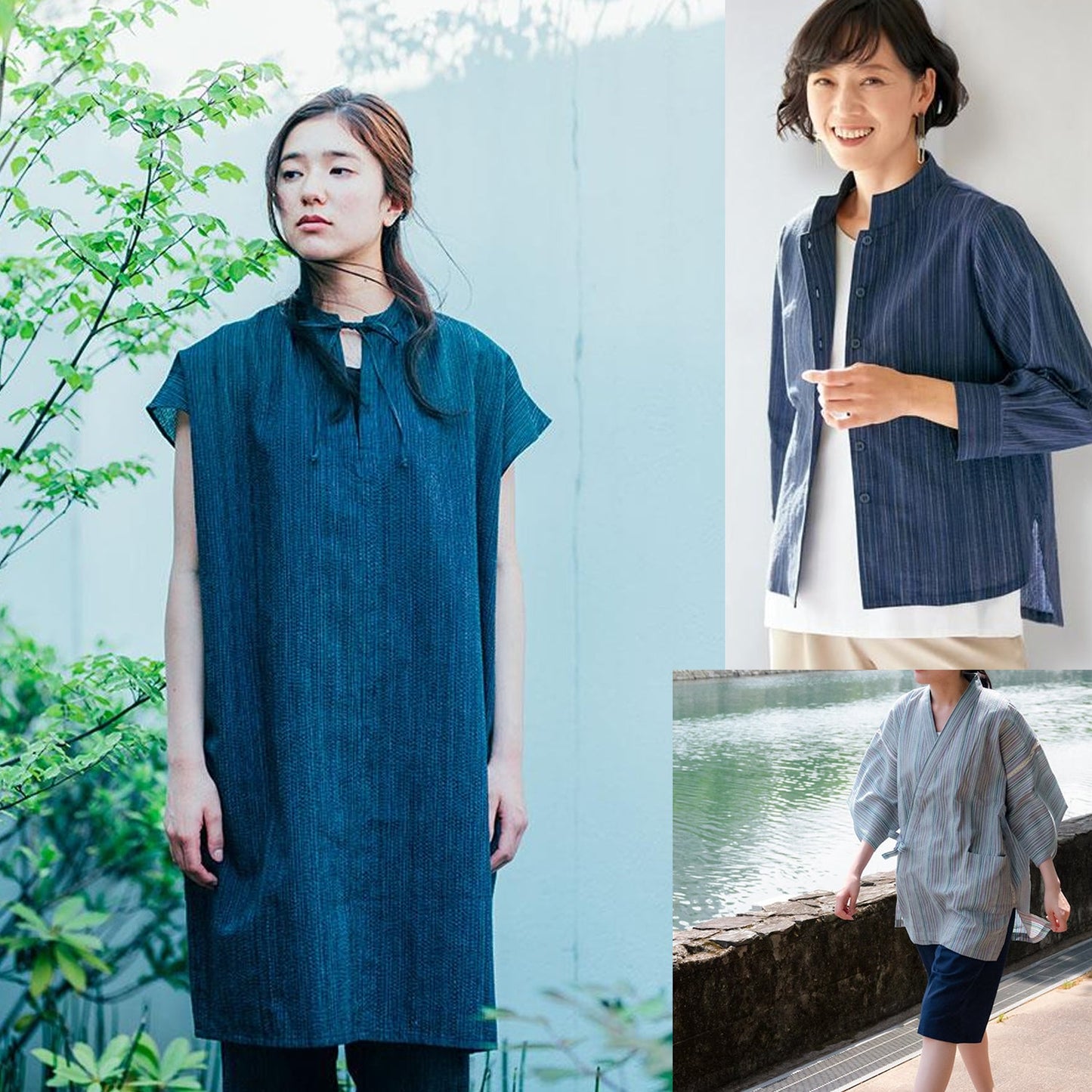 Shijira - ori Yarn dyed cotton - strip fabric - FO:REST Fabric 布恩堂Liberty fabrictana lawnjapanese fabricykk zipper