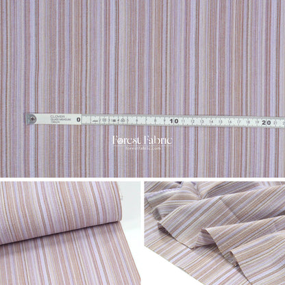 Shijira - ori Yarn dyed cotton - strip fabric - FO:REST Fabric 布恩堂Liberty fabrictana lawnjapanese fabricykk zipper