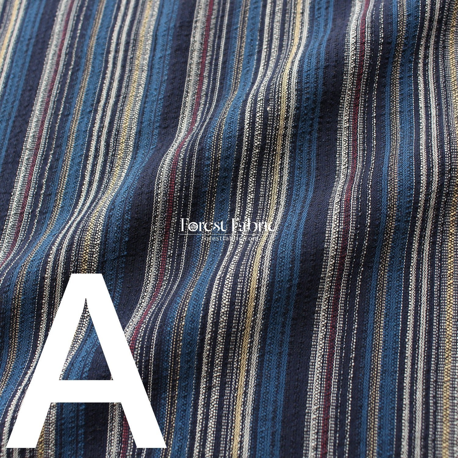 Shijira - ori Yarn dyed cotton - strip fabric - FO:REST Fabric 布恩堂Liberty fabrictana lawnjapanese fabricykk zipper