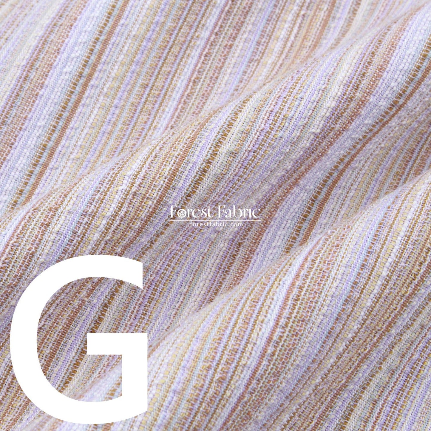 Shijira - ori Yarn dyed cotton - strip fabric - FO:REST Fabric 布恩堂Liberty fabrictana lawnjapanese fabricykk zipper