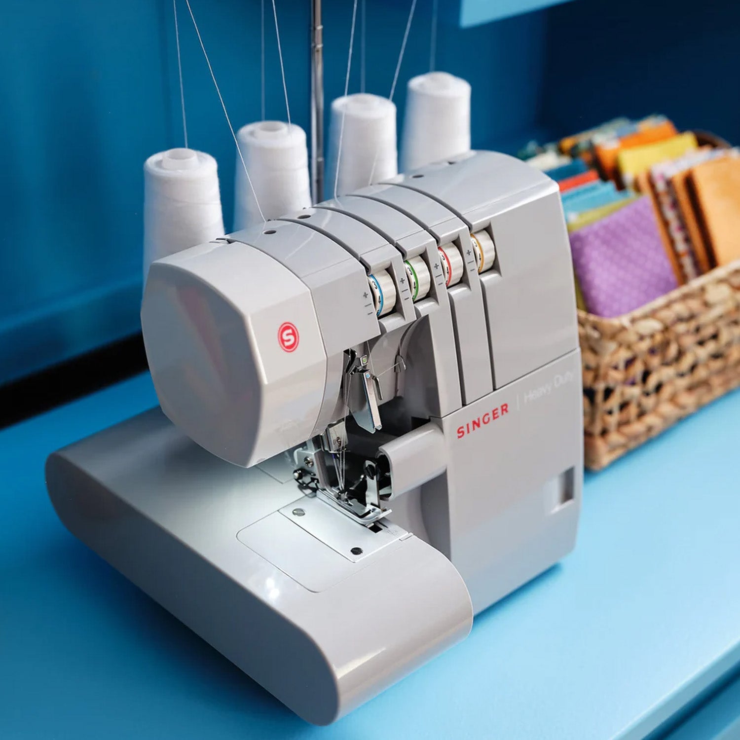 Singer - 14HD854 Heavy Duty Serger - FO:REST Fabric 布恩堂Liberty fabrictana lawnjapanese fabricykk zipper