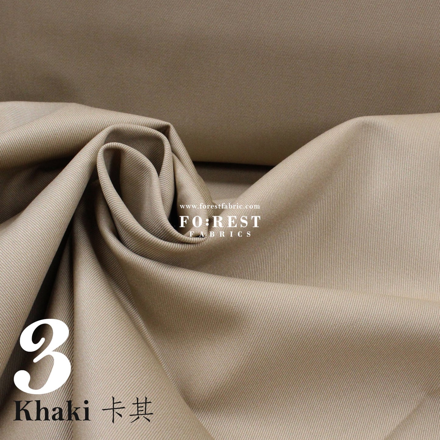 Twill cotton - Solid fabric 斜紋 - FO:REST Fabric 布恩堂Liberty fabrictana lawnjapanese fabricykk zipper