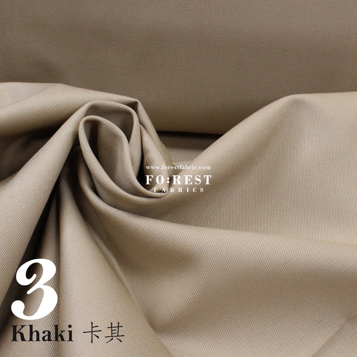 Twill cotton - Solid fabric 斜紋 - FO:REST Fabric 布恩堂Liberty fabrictana lawnjapanese fabricykk zipper