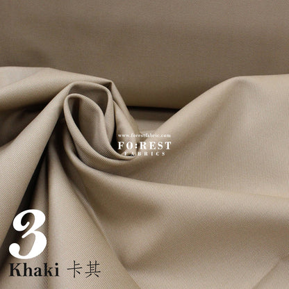 Twill cotton - Solid fabric 斜紋 - FO:REST Fabric 布恩堂Liberty fabrictana lawnjapanese fabricykk zipper