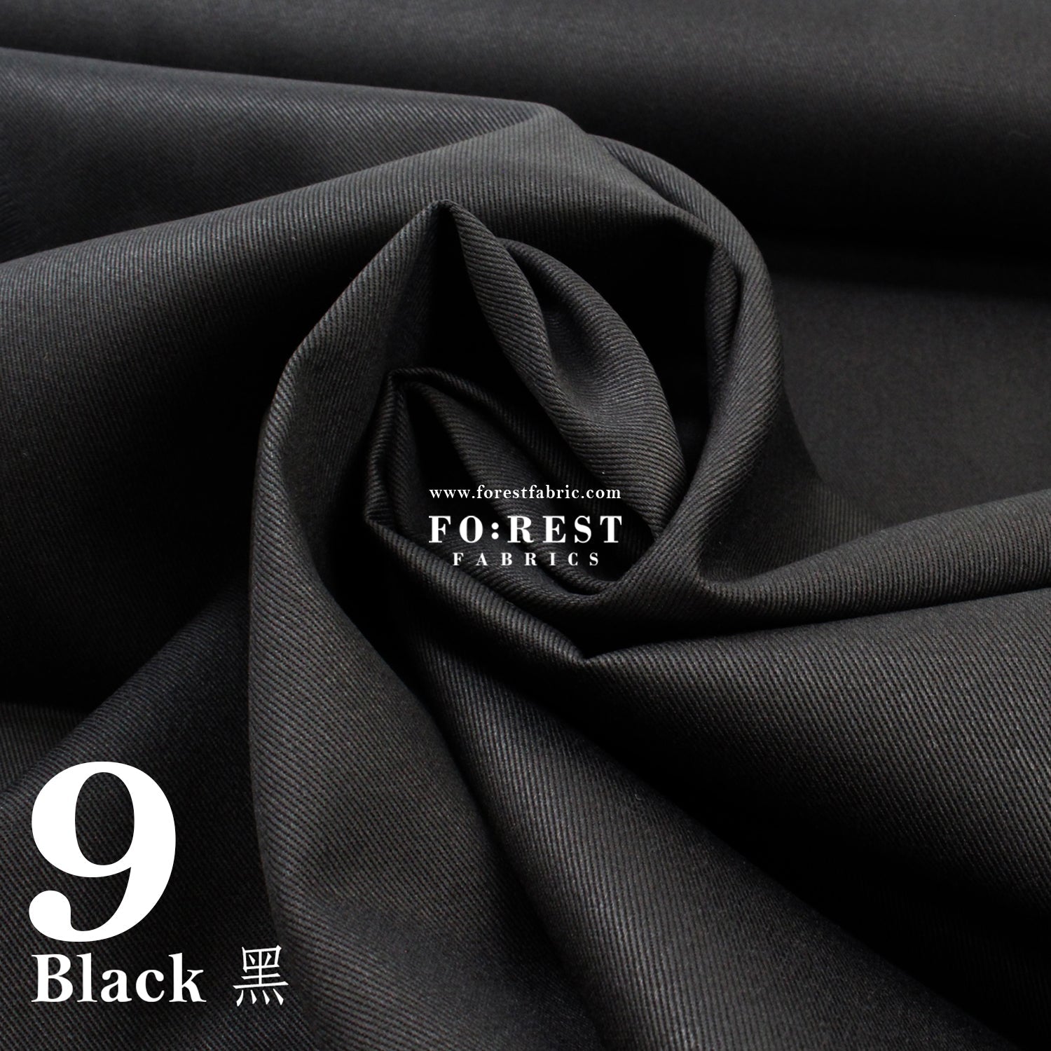 Twill cotton - Solid fabric 斜紋 - FO:REST Fabric 布恩堂Liberty fabrictana lawnjapanese fabricykk zipper