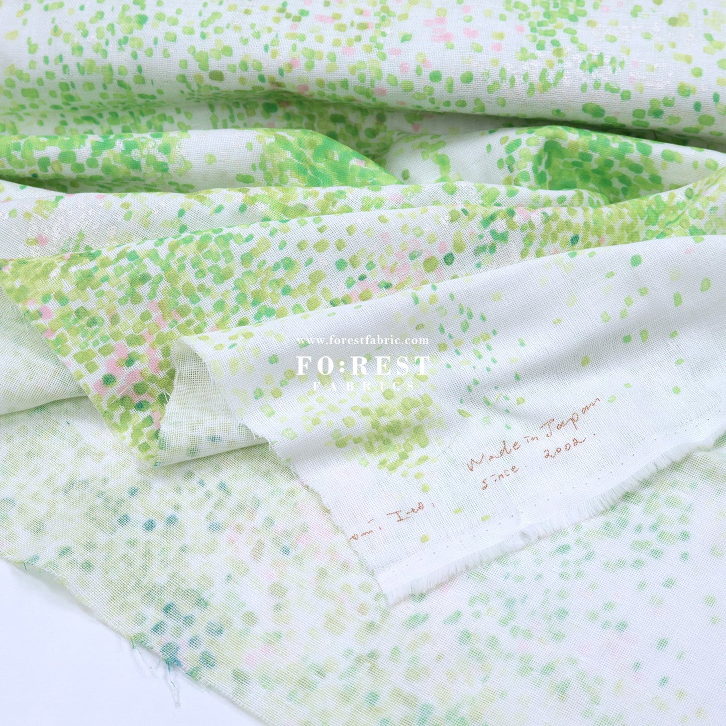 Wata double gauze - Water fall 蓬鬆二重紗 - FO:REST Fabric 布恩堂Liberty fabrictana lawnjapanese fabricykk zipper