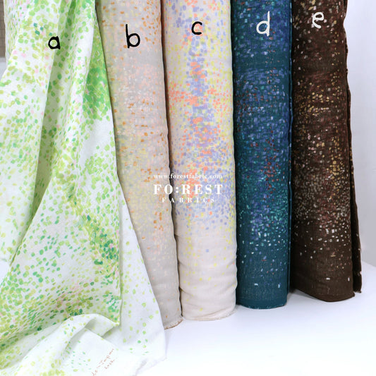 Wata double gauze - Water fall 蓬鬆二重紗 - FO:REST Fabric 布恩堂Liberty fabrictana lawnjapanese fabricykk zipper