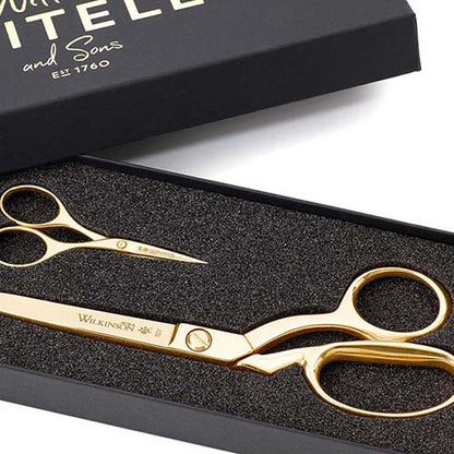 WILKINSON Gold Sewing Scissors Set剪刀套裝 - FO:REST Fabric 布恩堂Liberty fabrictana lawnjapanese fabricykk zipper