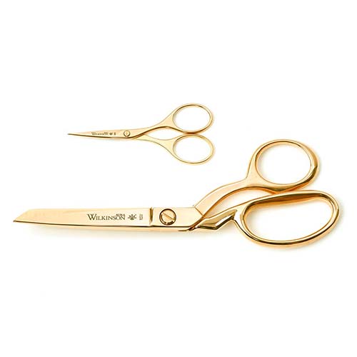 WILKINSON Gold Sewing Scissors Set剪刀套裝 - FO:REST Fabric 布恩堂Liberty fabrictana lawnjapanese fabricykk zipper
