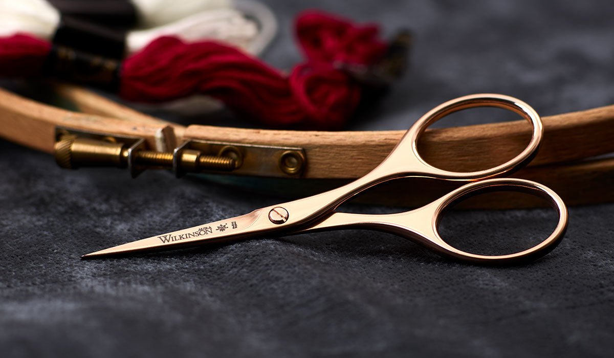 WILKINSON Rose Gold Embroidery Scissors刺繡剪刀 - FO:REST Fabric 布恩堂Liberty fabrictana lawnjapanese fabricykk zipper