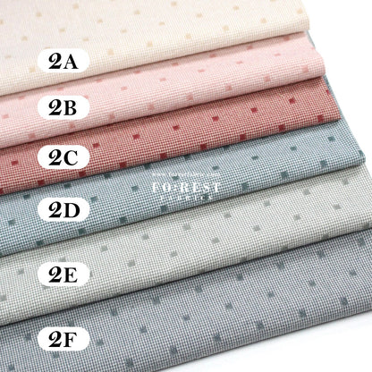 Yarn dyed cotton - Check2 fabric - FO:REST Fabric 布恩堂Liberty fabrictana lawnjapanese fabricykk zipper