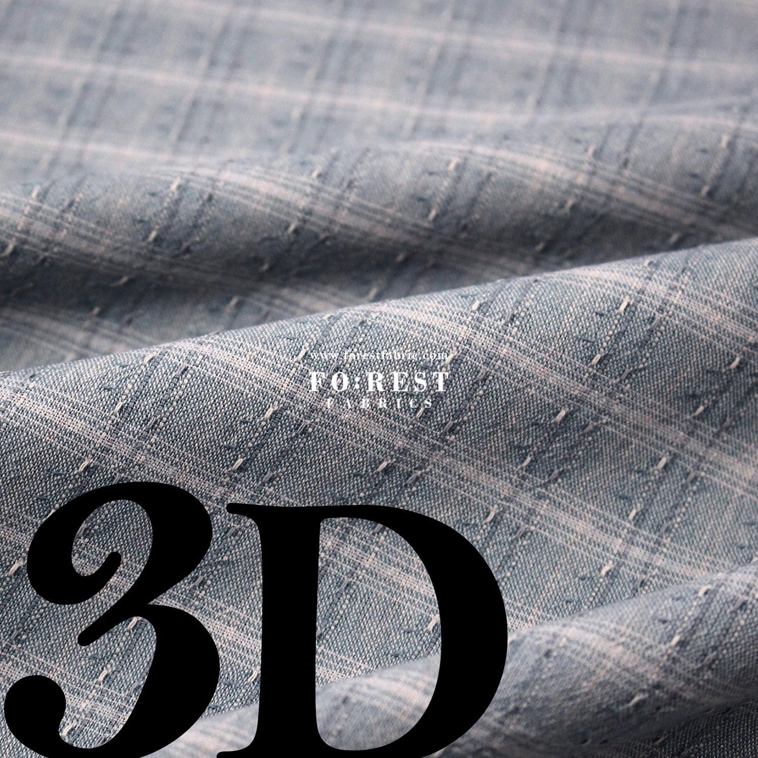 Yarn dyed cotton - Check3 fabric - FO:REST Fabric 布恩堂Liberty fabrictana lawnjapanese fabricykk zipper
