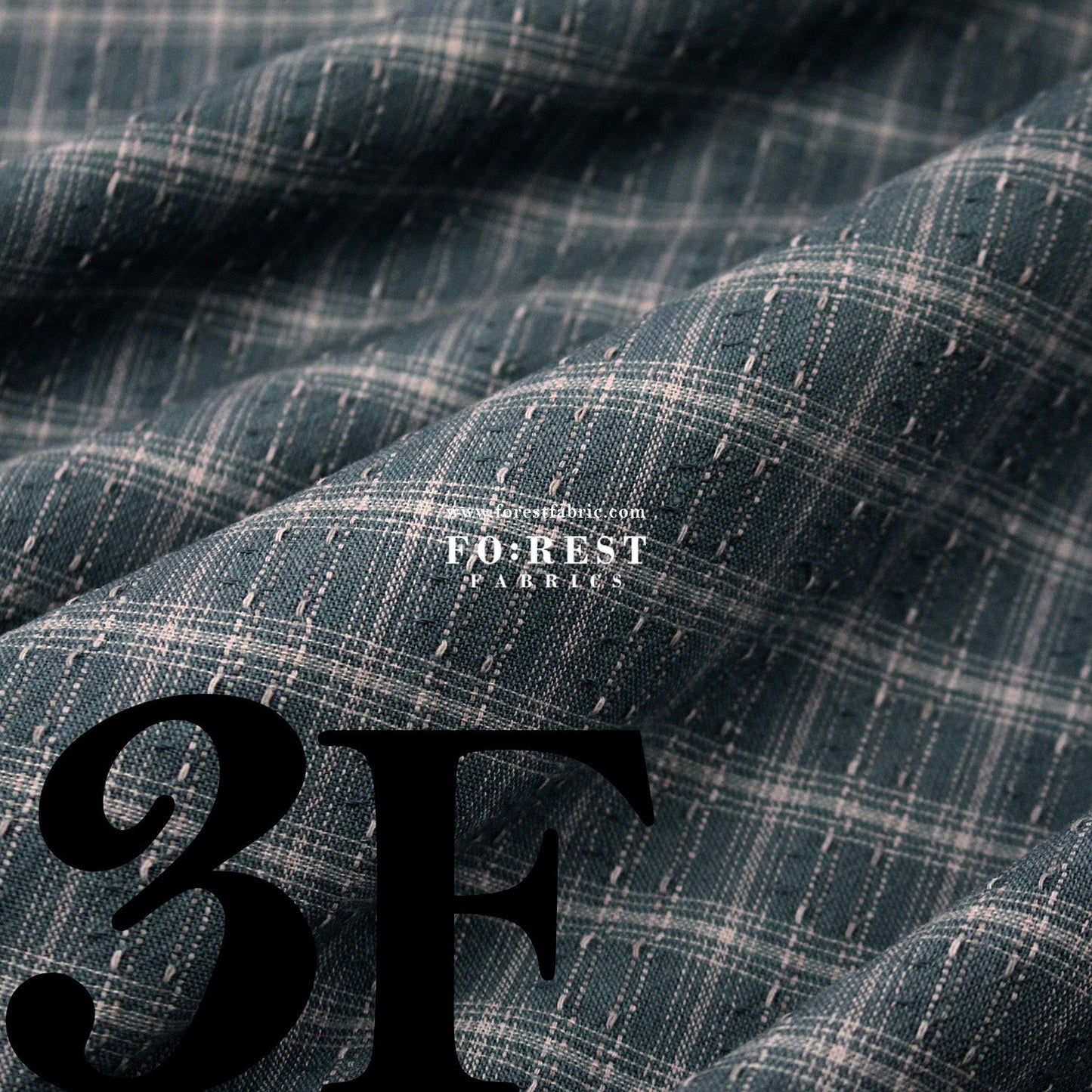 Yarn dyed cotton - Check3 fabric - FO:REST Fabric 布恩堂Liberty fabrictana lawnjapanese fabricykk zipper