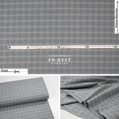 Yarn dyed cotton - Check3 fabric - FO:REST Fabric 布恩堂Liberty fabrictana lawnjapanese fabricykk zipper