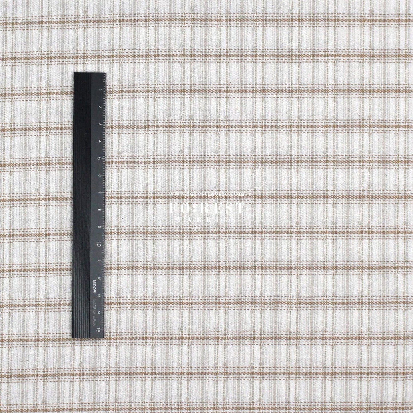 Yarn dyed cotton - Check3 fabric - FO:REST Fabric 布恩堂Liberty fabrictana lawnjapanese fabricykk zipper