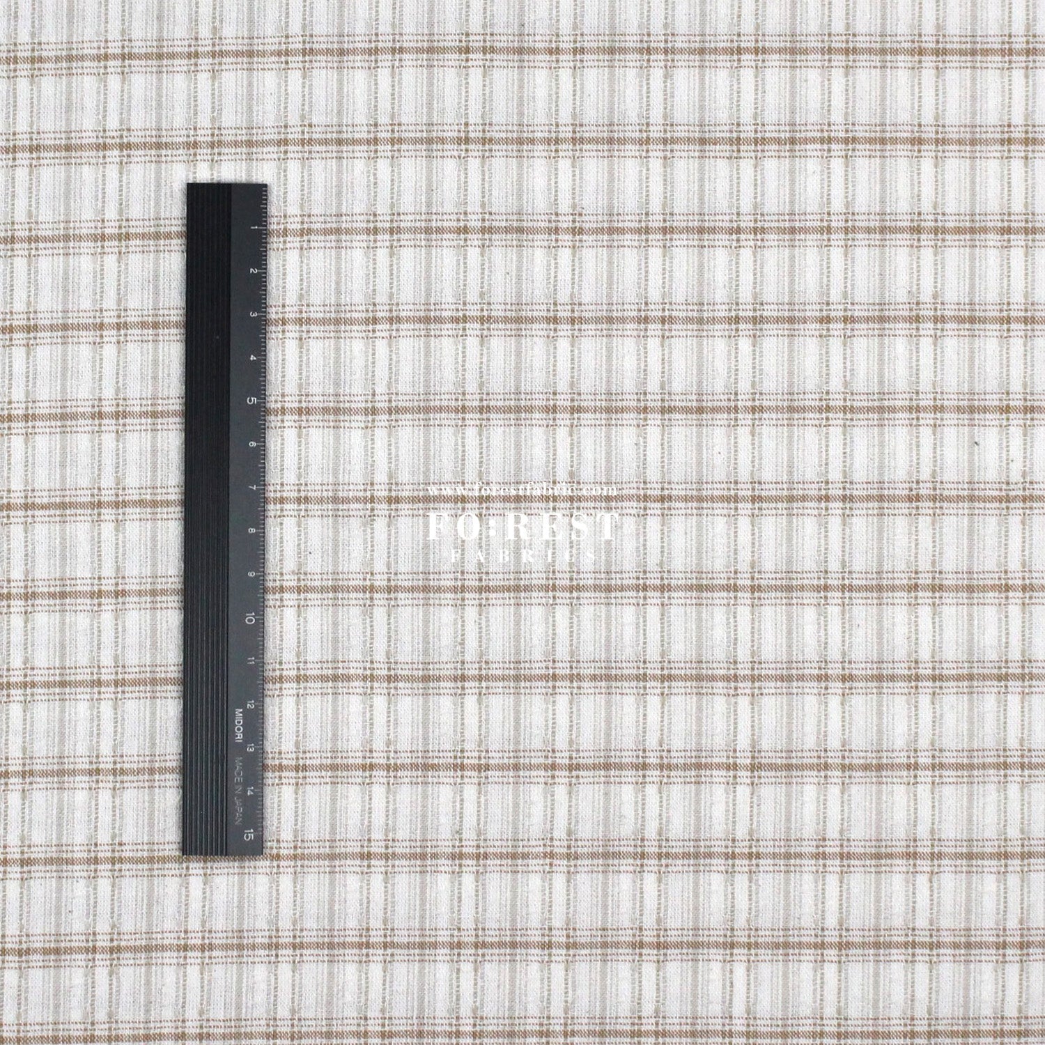Yarn dyed cotton - Check3 fabric - FO:REST Fabric 布恩堂Liberty fabrictana lawnjapanese fabricykk zipper