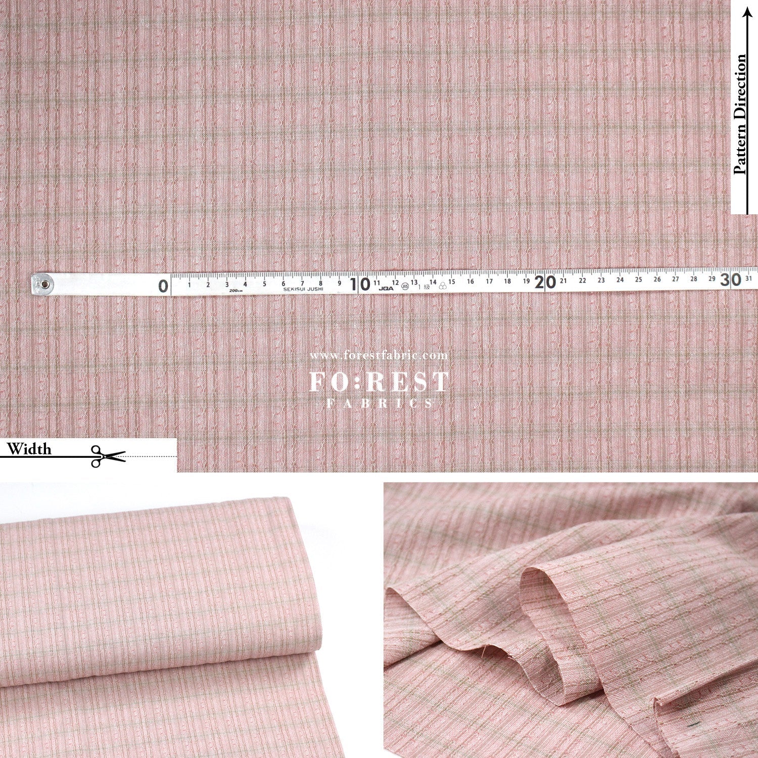 Yarn dyed cotton - Check3 fabric - FO:REST Fabric 布恩堂Liberty fabrictana lawnjapanese fabricykk zipper