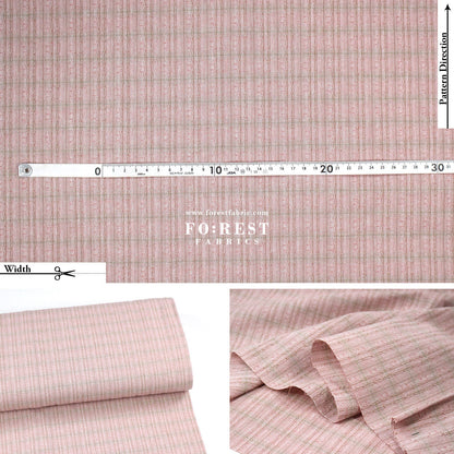 Yarn dyed cotton - Check3 fabric - FO:REST Fabric 布恩堂Liberty fabrictana lawnjapanese fabricykk zipper