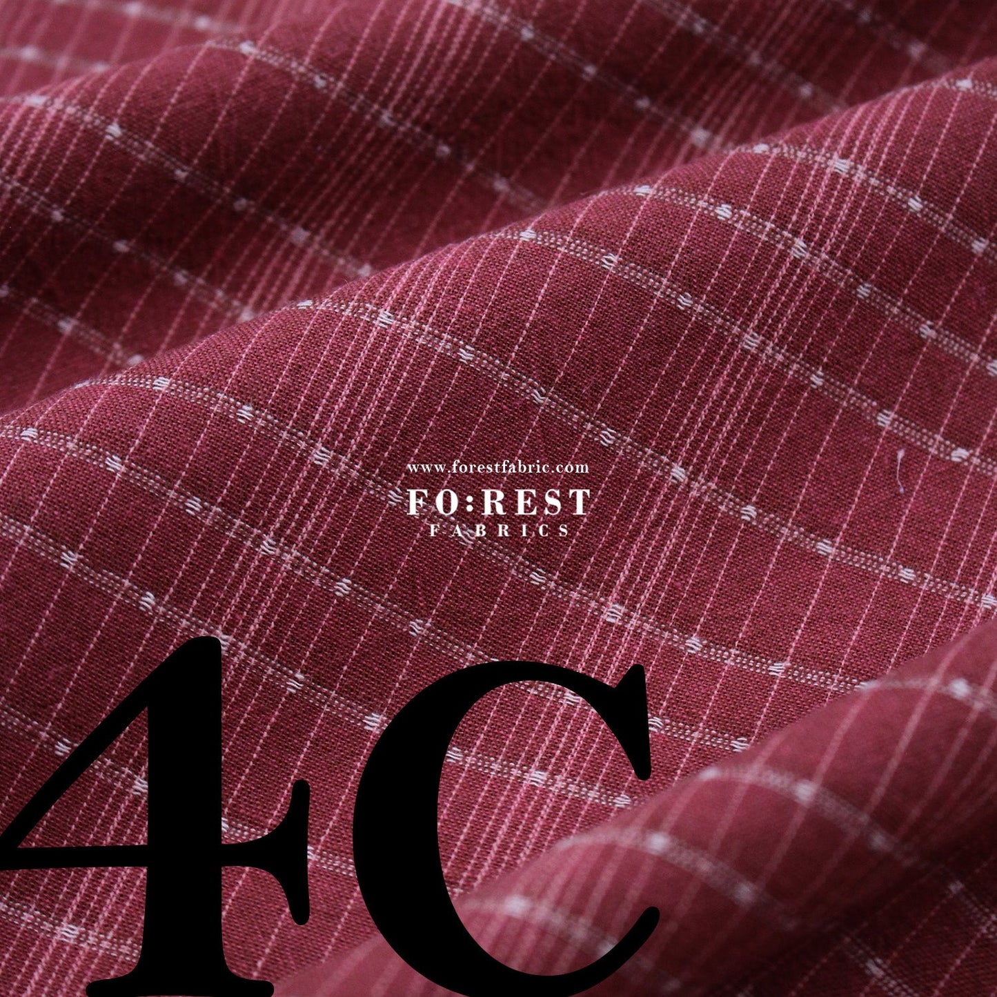 Yarn dyed cotton - Check4 fabric - FO:REST Fabric 布恩堂Liberty fabrictana lawnjapanese fabricykk zipper