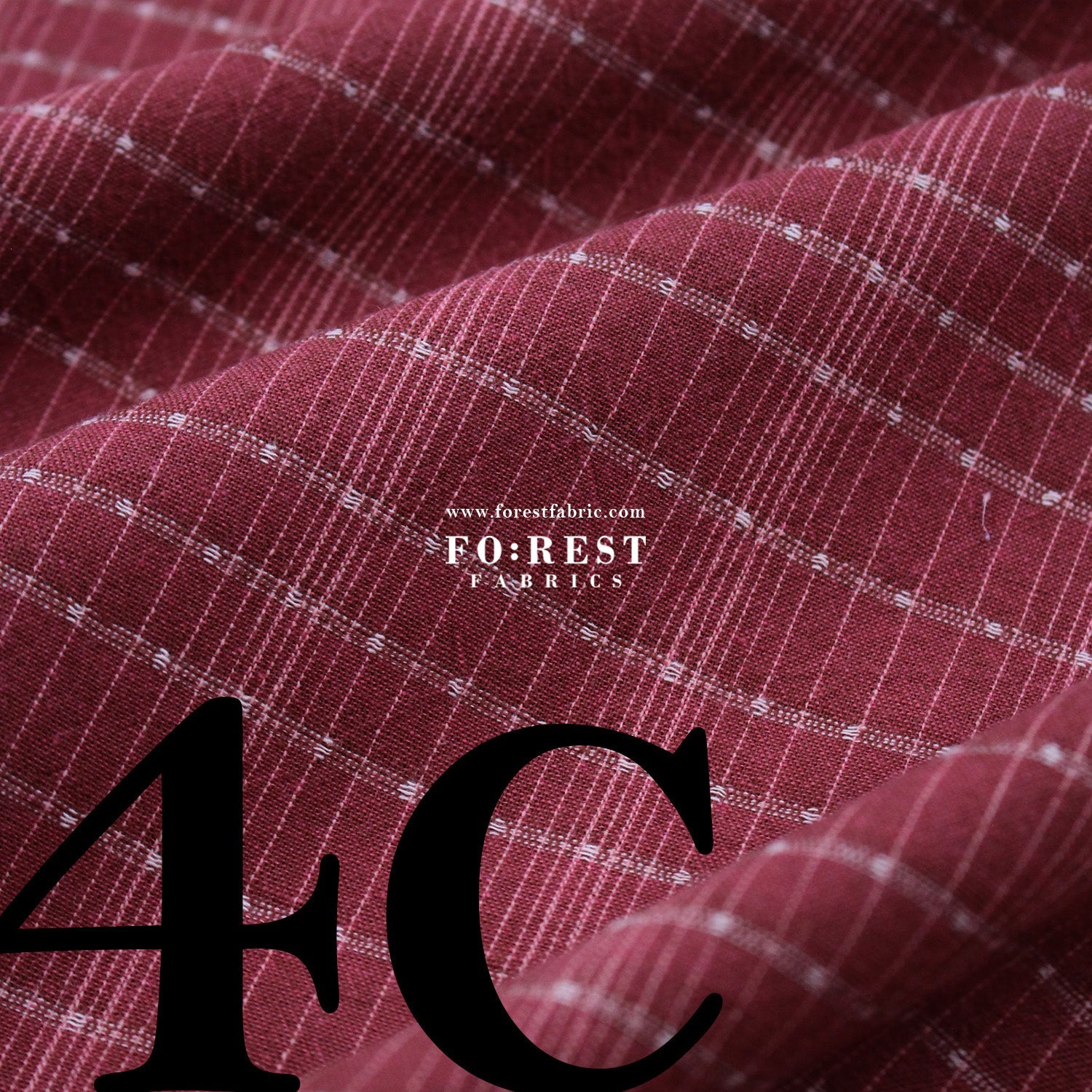 Yarn dyed cotton - Check4 fabric - FO:REST Fabric 布恩堂Liberty fabrictana lawnjapanese fabricykk zipper