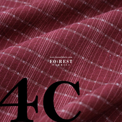 Yarn dyed cotton - Check4 fabric - FO:REST Fabric 布恩堂Liberty fabrictana lawnjapanese fabricykk zipper