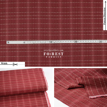 Yarn dyed cotton - Check4 fabric - FO:REST Fabric 布恩堂Liberty fabrictana lawnjapanese fabricykk zipper