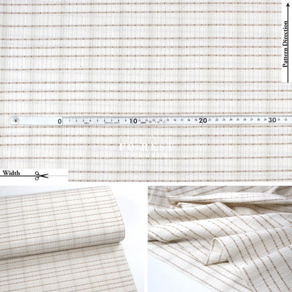 Yarn dyed cotton - Check4 fabric - FO:REST Fabric 布恩堂Liberty fabrictana lawnjapanese fabricykk zipper