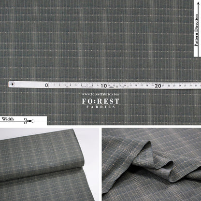 Yarn dyed cotton - Check4 fabric - FO:REST Fabric 布恩堂Liberty fabrictana lawnjapanese fabricykk zipper